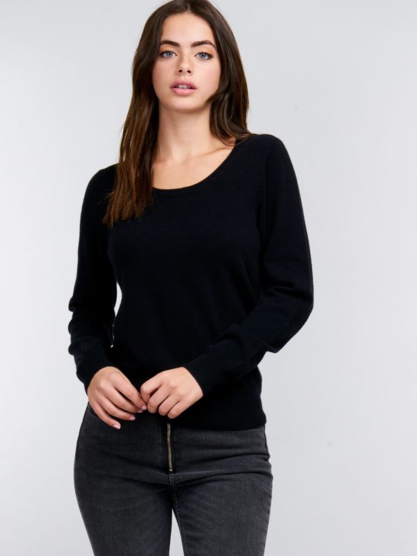 Cashmere trui met ronde hals bestellen via fashionciao