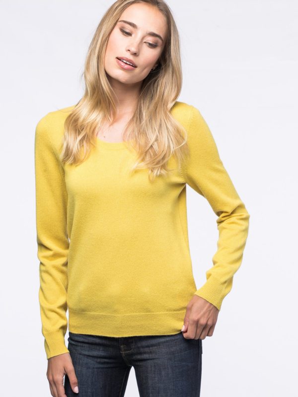 Cashmere trui met ronde hals bestellen via fashionciao