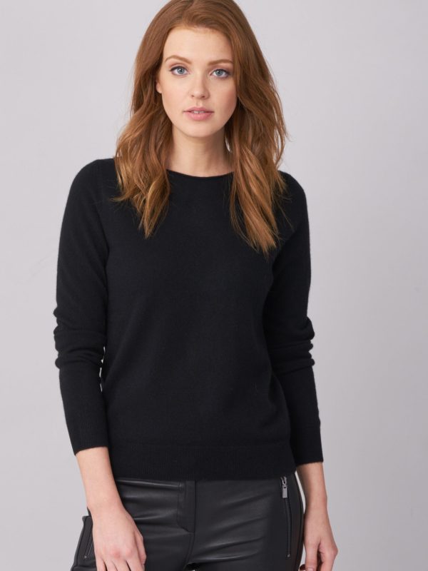 Cashmere trui met boothals bestellen via fashionciao