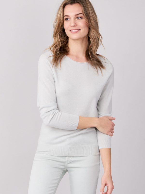 Cashmere trui met boothals bestellen via fashionciao