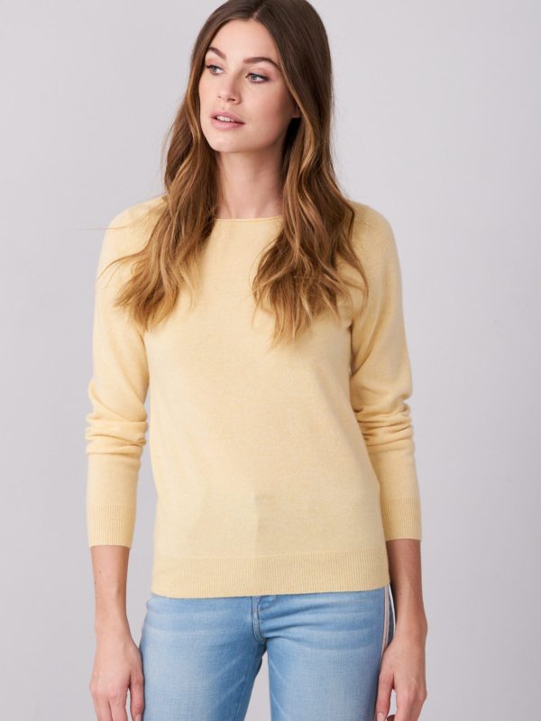 Cashmere trui met boothals bestellen via fashionciao