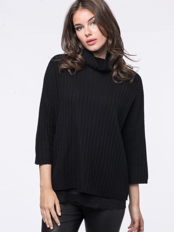 Geribde trui van cashmere bestellen via fashionciao