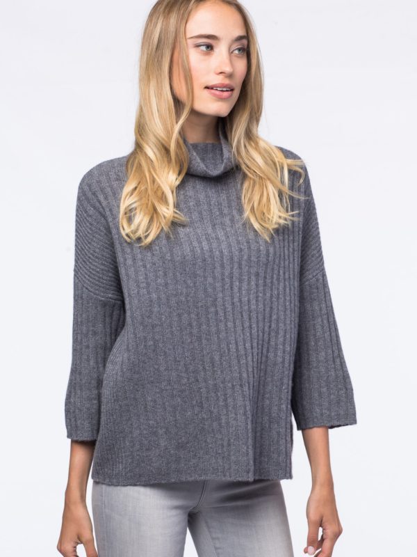 Geribde trui van cashmere bestellen via fashionciao