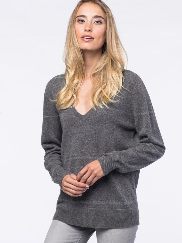 Gestreepte trui van cashmere bestellen via fashionciao