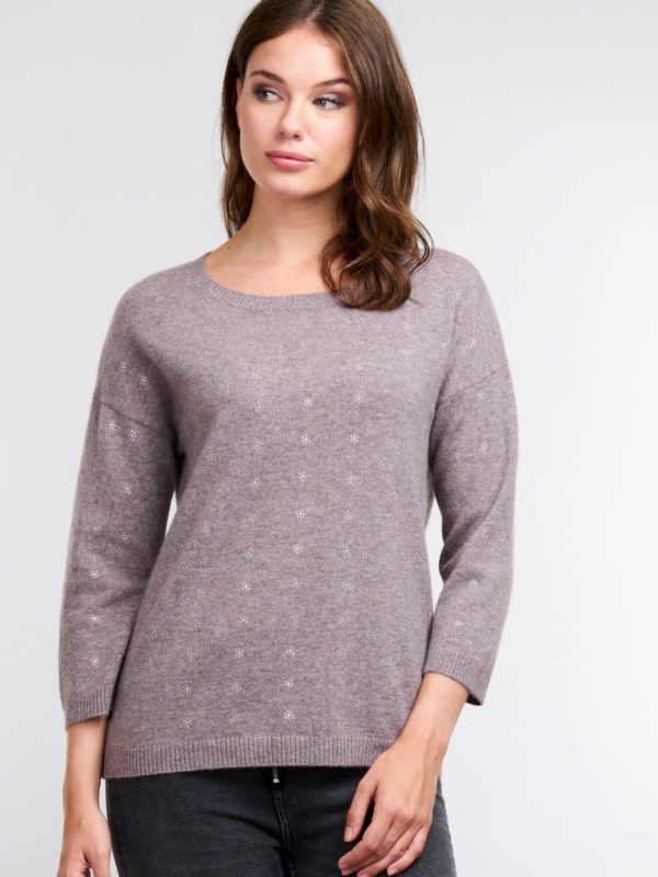 Cashmere sweater met sterretjes bestellen via fashionciao
