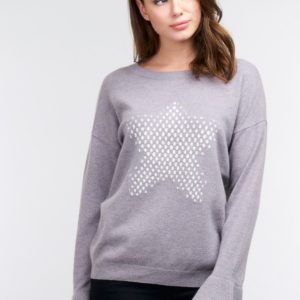 Cashmere sweater met ster bestellen via fashionciao
