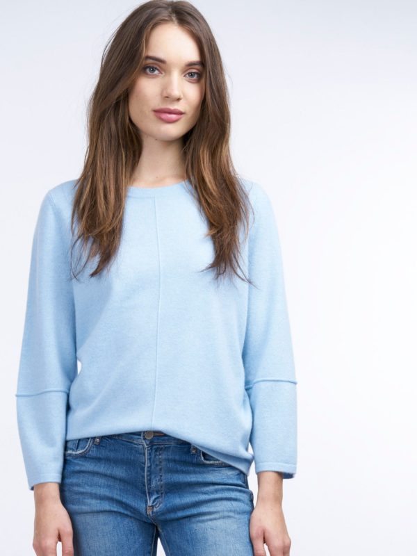 Cashmere sweater met wijde mouwen bestellen via fashionciao