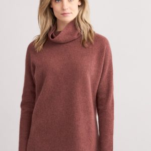 Cashmere trui met brede opstaande kraag bestellen via fashionciao