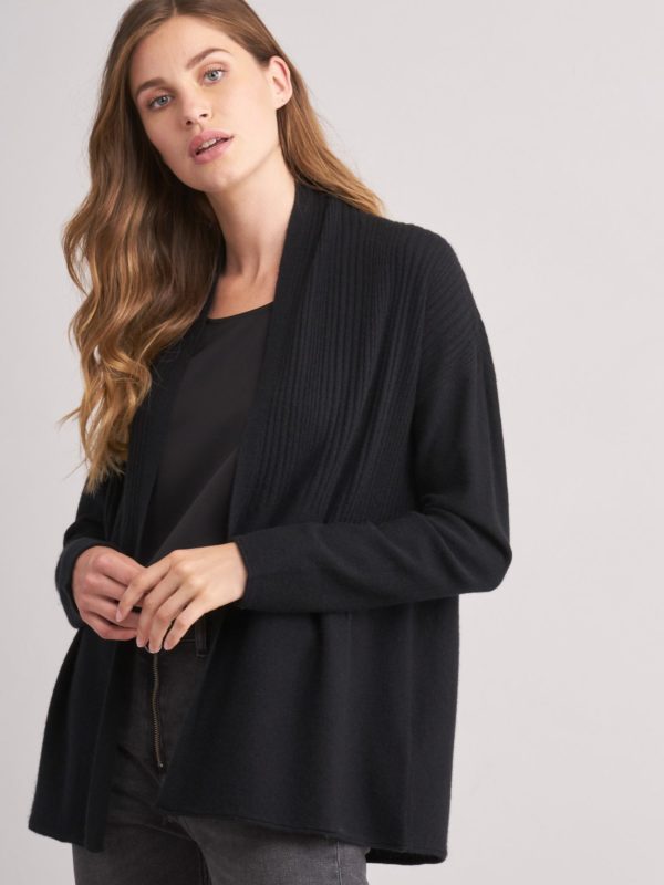 Fijn geribd cashmere vest bestellen via fashionciao