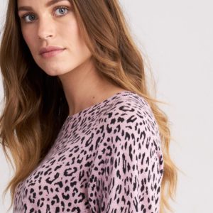 Cashmere trui met luipaardprint bestellen via fashionciao
