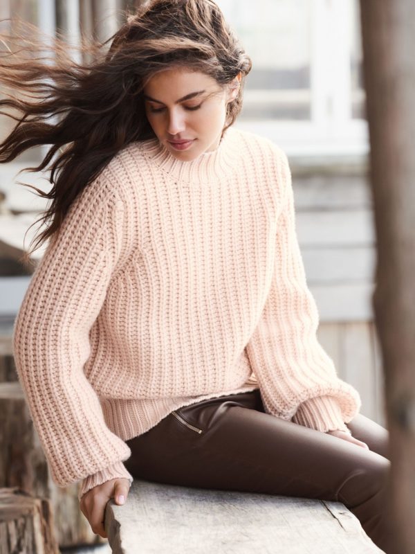 Dikke geribde trui van cashmere bestellen via fashionciao