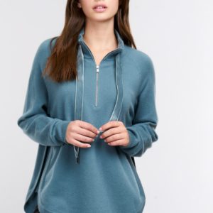 Damessweater met rits bestellen via fashionciao