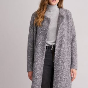 Lange jas grof gebreid bestellen via fashionciao