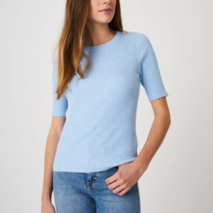 Basic trui met korte mouwen bestellen via fashionciao