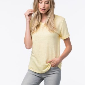 Basic linnen T-shirt bestellen via fashionciao