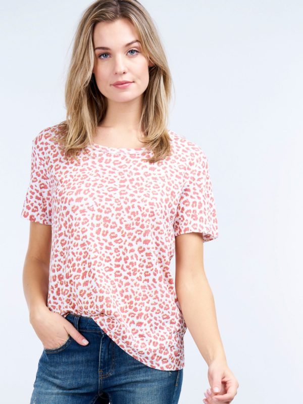 T-shirt met luipaardprint bestellen via fashionciao