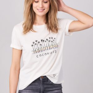 T-Shirt met print en strass-steentjes bestellen via fashionciao
