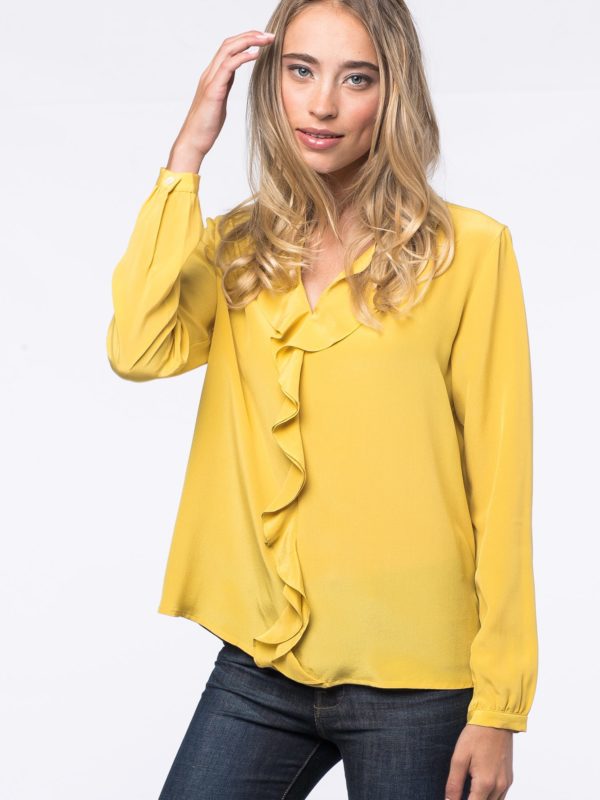 Blouse met volant bestellen via fashionciao