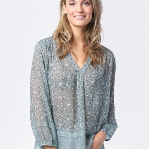 Lichte blouse met ornamentale print bestellen via fashionciao