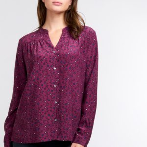 Zijden blouse met bloemenprint bestellen via fashionciao