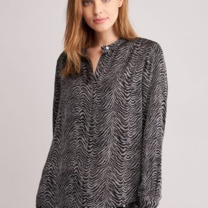 Zijden blouse met zebraprint bestellen via fashionciao
