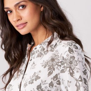 Zijde blouse met bloemenprint bestellen via fashionciao