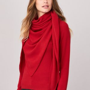Driehoek sjaal van cashmere bestellen via fashionciao