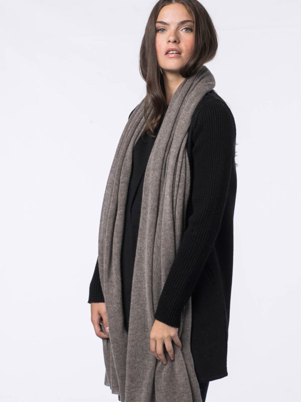 Oversized sjaal van cashmere bestellen via fashionciao