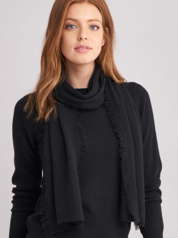 Cashmere sjaal met franjes bestellen via fashionciao