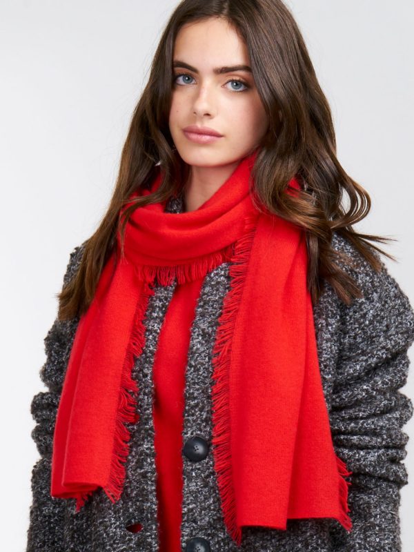 Cashmere sjaal met franjes bestellen via fashionciao