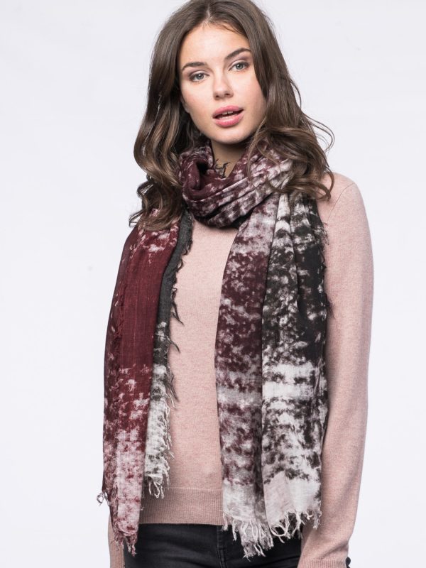 Geweven sjaal met ruitjesprint bestellen via fashionciao