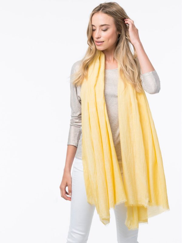 Sjaal met ingeweven stippen bestellen via fashionciao