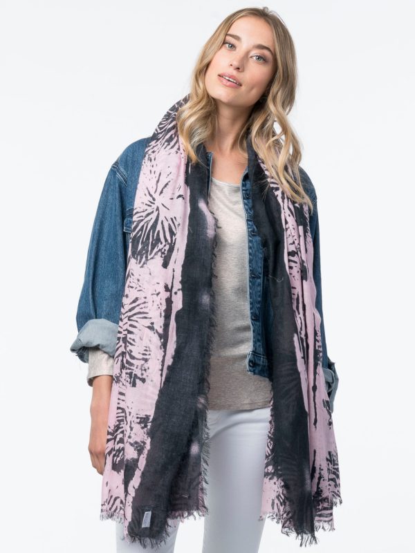 Sjaal met print van cashmere-mix bestellen via fashionciao