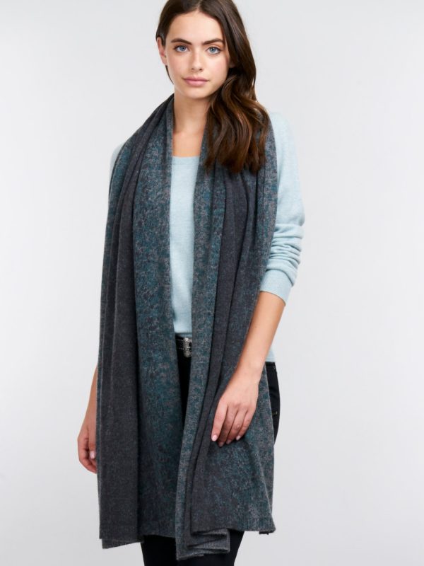Cashmere sjaal met kleurverloop bestellen via fashionciao