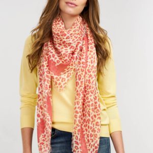 Vierkante sjaal met luipaardprint bestellen via fashionciao