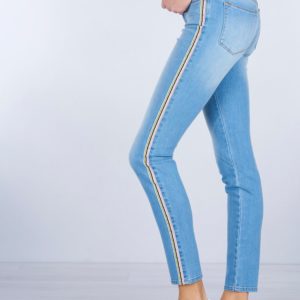Jeans met strepen opzij bestellen via fashionciao
