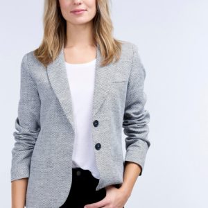 Jacquard blazer van linnen-mix bestellen via fashionciao