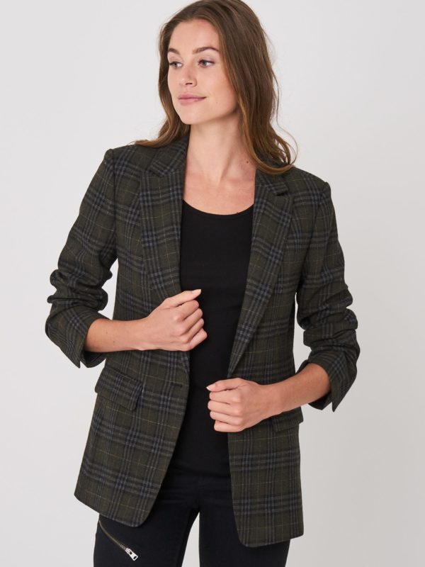 Blazer met ruitjes bestellen via fashionciao