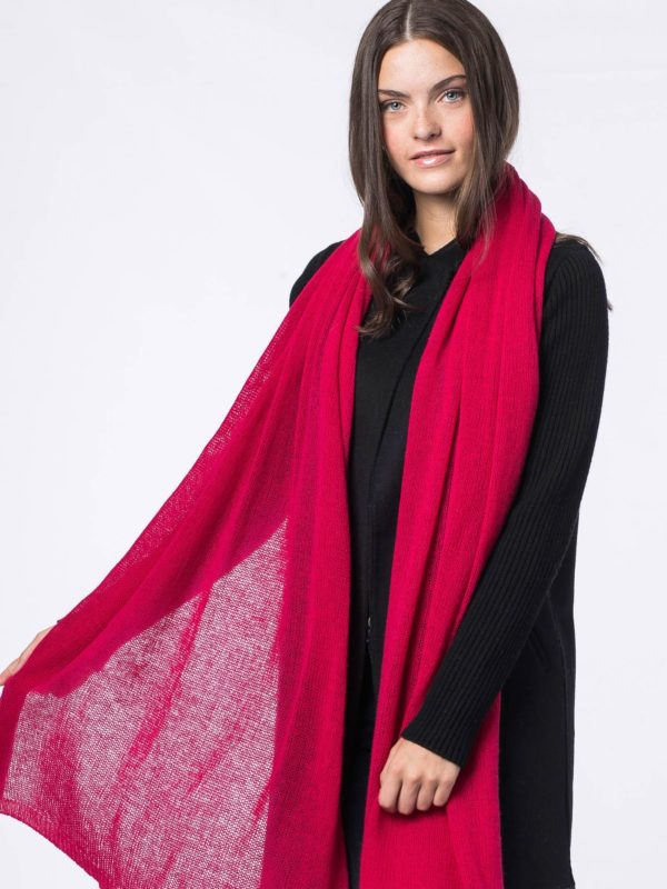 Gebreide sjaal van cashmere bestellen via fashionciao