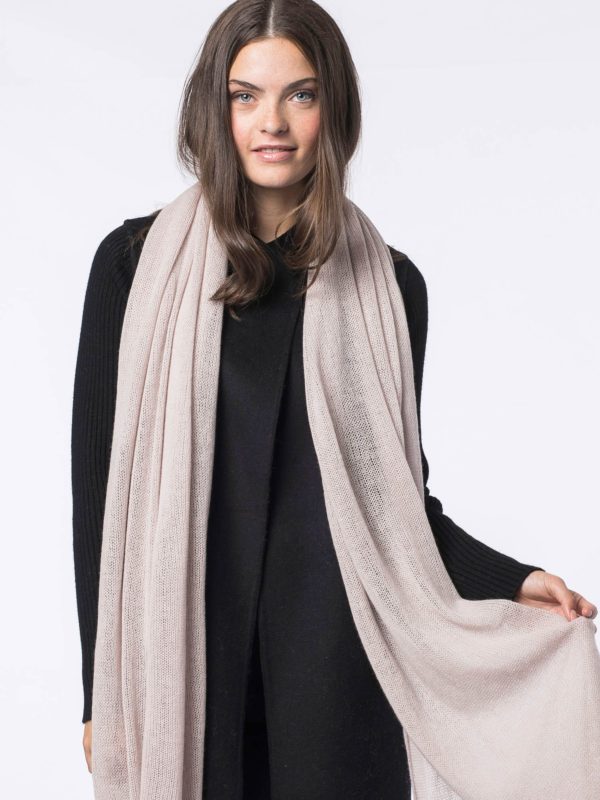 Gebreide sjaal van cashmere bestellen via fashionciao