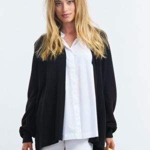 Oversized gebreid vest bestellen via fashionciao